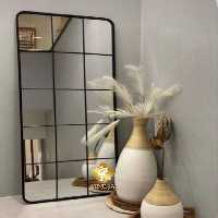 آینه قدی مدل افرا | ابعاد 70 *‌ 180 | قاب چوبی - آینه اول