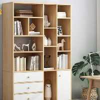 کتابخانه  بدون درب تمام ملامینه