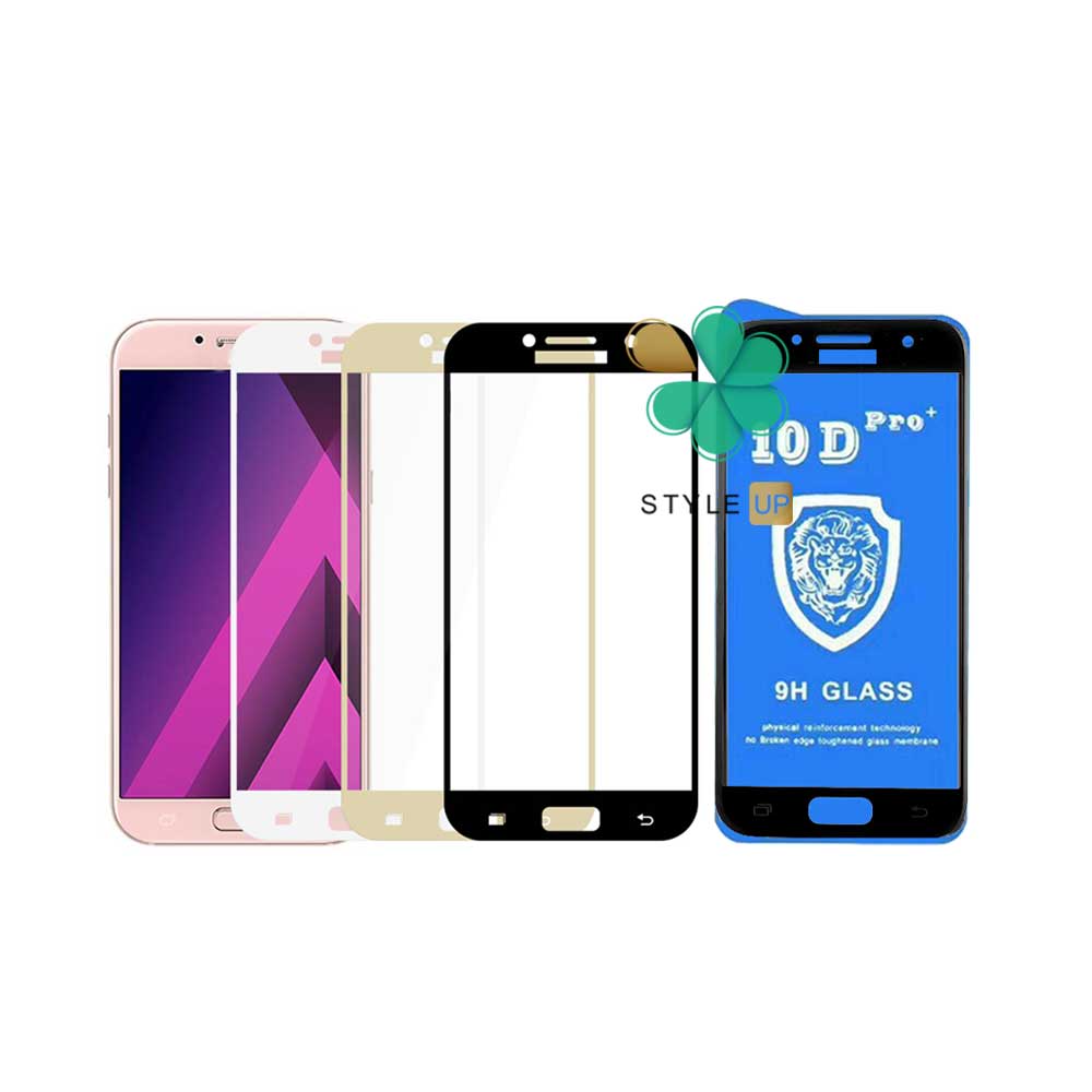 گلس تمام صفحه گوشی سامسونگ Galaxy A3 2017 مدل 10D Pro