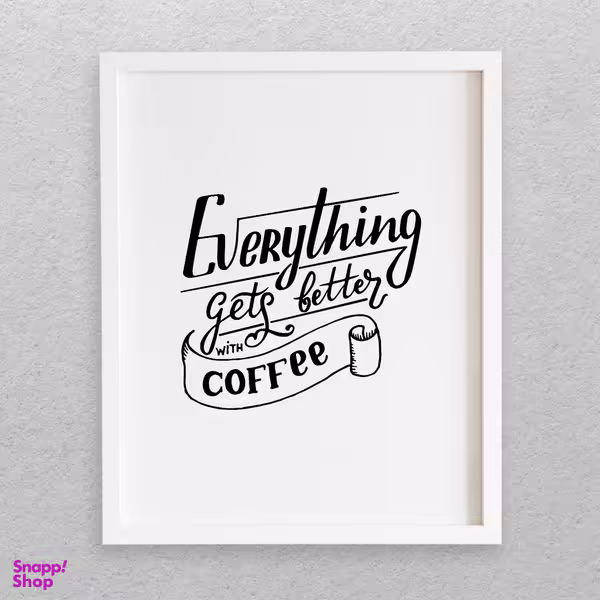 تابلو مدل نوشته انگلیسی طرح COFFEE کد 731