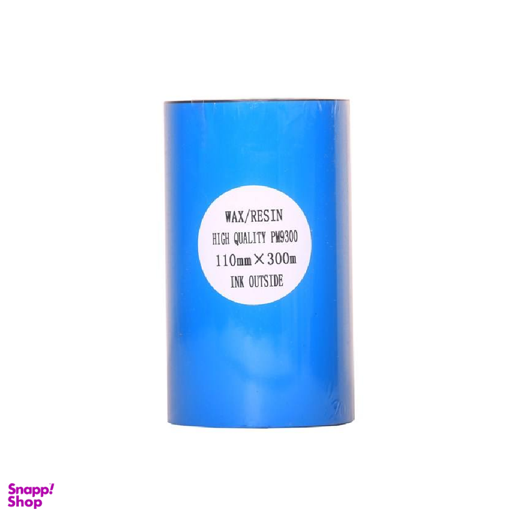ریبون پرینتر لیبل زن مدل Wax 110mm x 300m