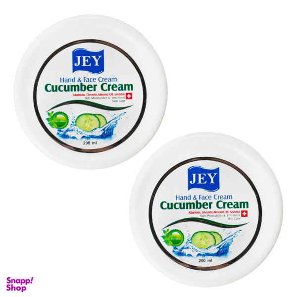 کرم مرطوب کننده جی مدل Cucumber حجم 200 میلی لیتر مجموعه 2 عددی