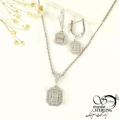 نیمست آویز امرال عیار925 کد 8358