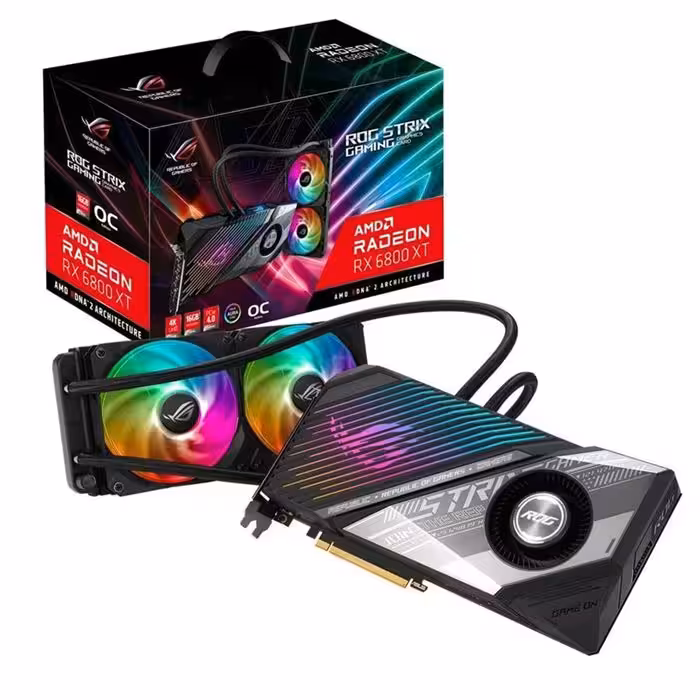 کارت گرافیک ایسوس ROG STRIX LC Radeon RX 6800XT O16G GAMING