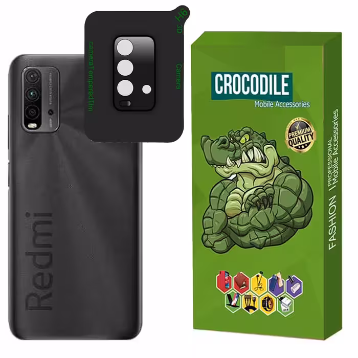 محافظ لنز دوربین کروکودیل مدل C-3D مناسب برای گوشی  شیائومی   Redmi 9T
