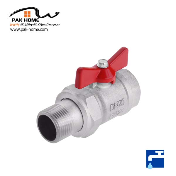 شیر مهره ماسوره دار آذر 128 سایز 3/4