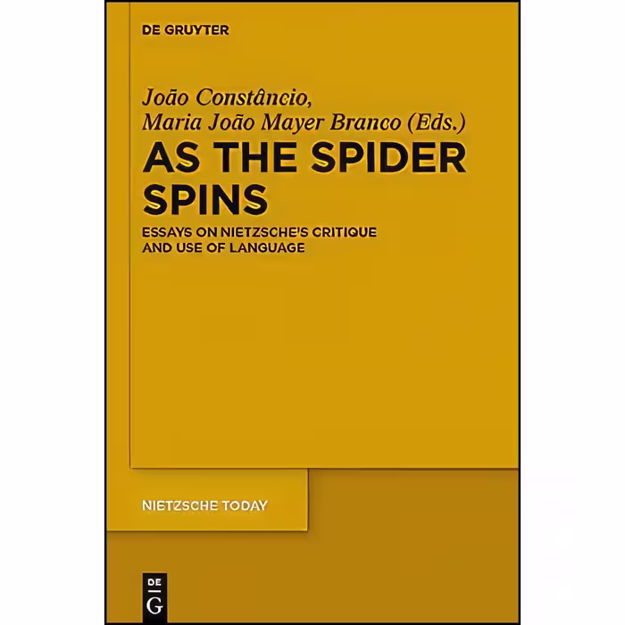 کتاب زبان اصلی As the spider spins  انتشارات De Gruyter