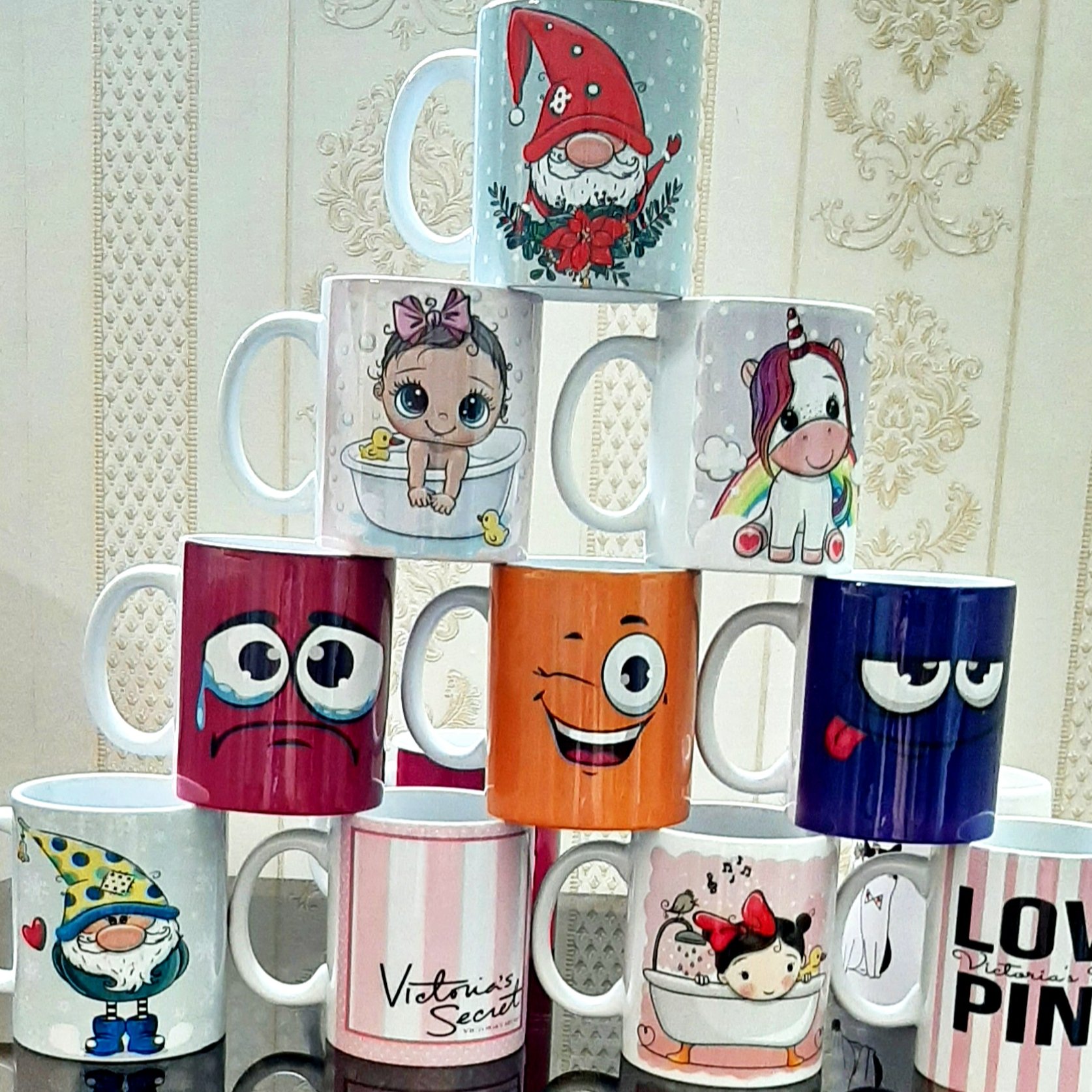 ماگ های چاپی کاملا با کیفیت و زیبا 