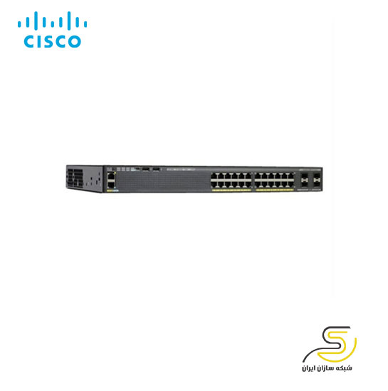 سوییچ 24 پورت سیسکو مدل WS-C2960X-24TS-L ریفر