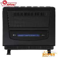 بخاری گازی ایران شرق AM210 آذرمهر طرحدار مشکی