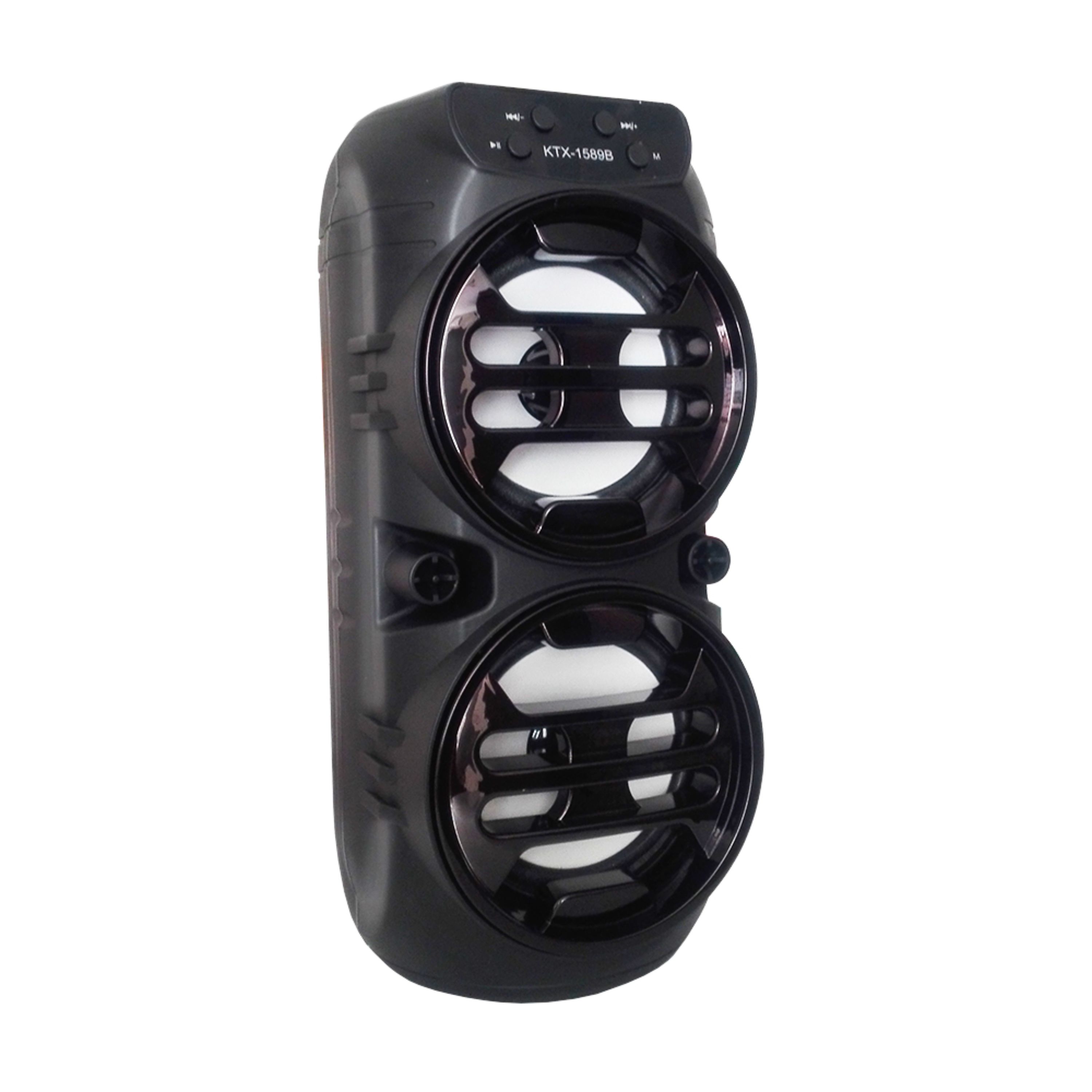 اسپیکر بلوتوثی قابل حمل مدل KTX-1589B - مشکی