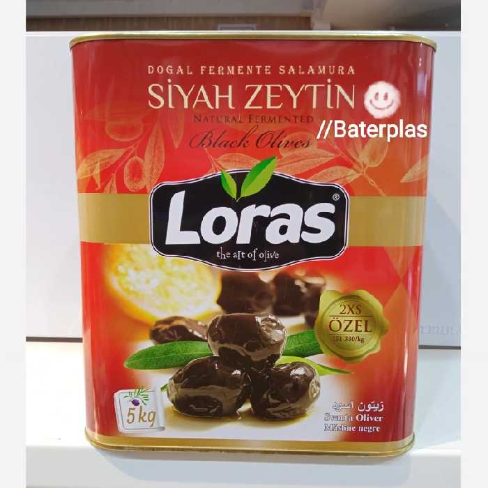زیتون سیاه لوراس مدل درشت چروک حلب 5کیلویی خالص ترکیه | amazonchi
