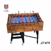 فوتبال دستی بزرگسال فرازاسپرت کد st14 پایه تاشو چرخ دار