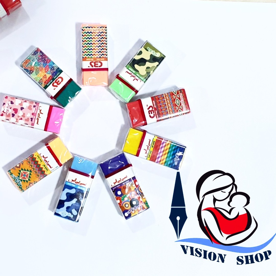 پاک کن سی بی اس در طرح ها و رنگ های زیبا  تک عدد