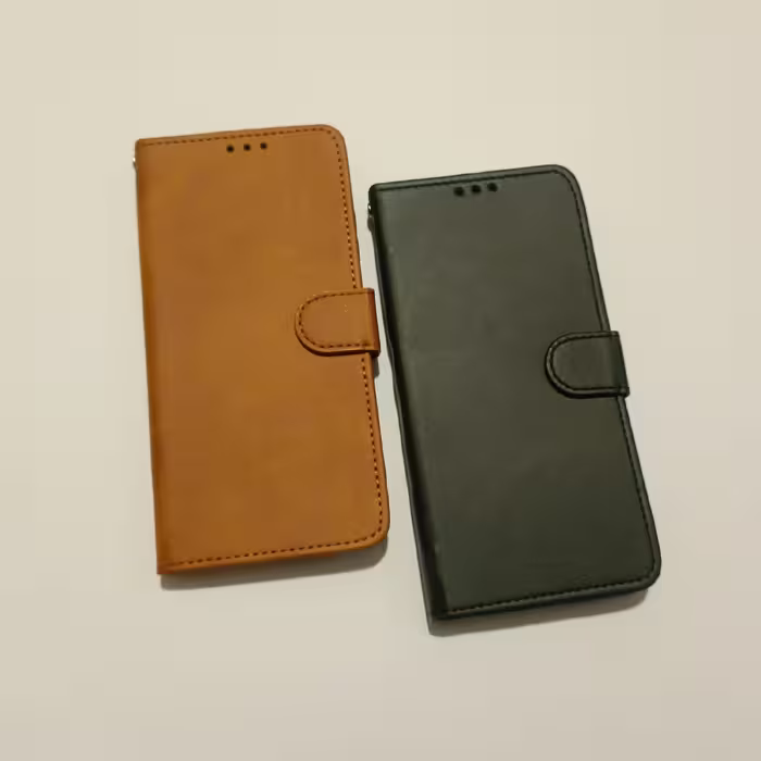 کیف کلاسوری چرمی مگنتی محافظ لنز دار مناسب برای گوشی موبایل شیائومی Redmi 9a