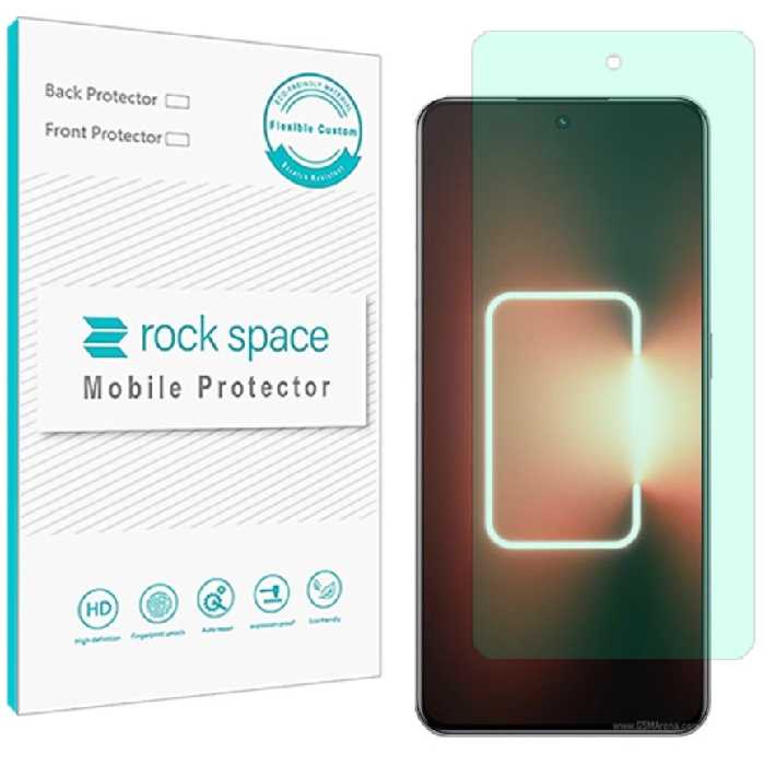 گلس   ریلمی GT3  مدل نانو هیدروژل گرین لایت برند راک اسپیس   