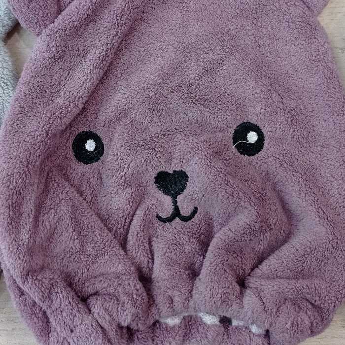 کلاه حمام تمام نخی مدل خرگوشی(4تایی)