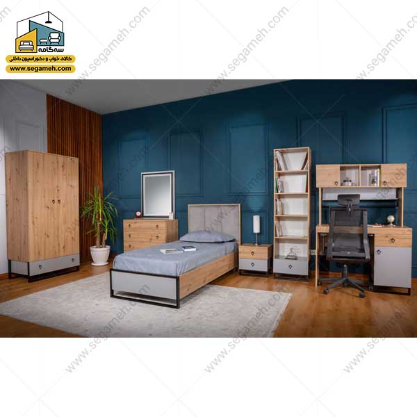 سرویس خواب دو نفره کانزاس BDS1204