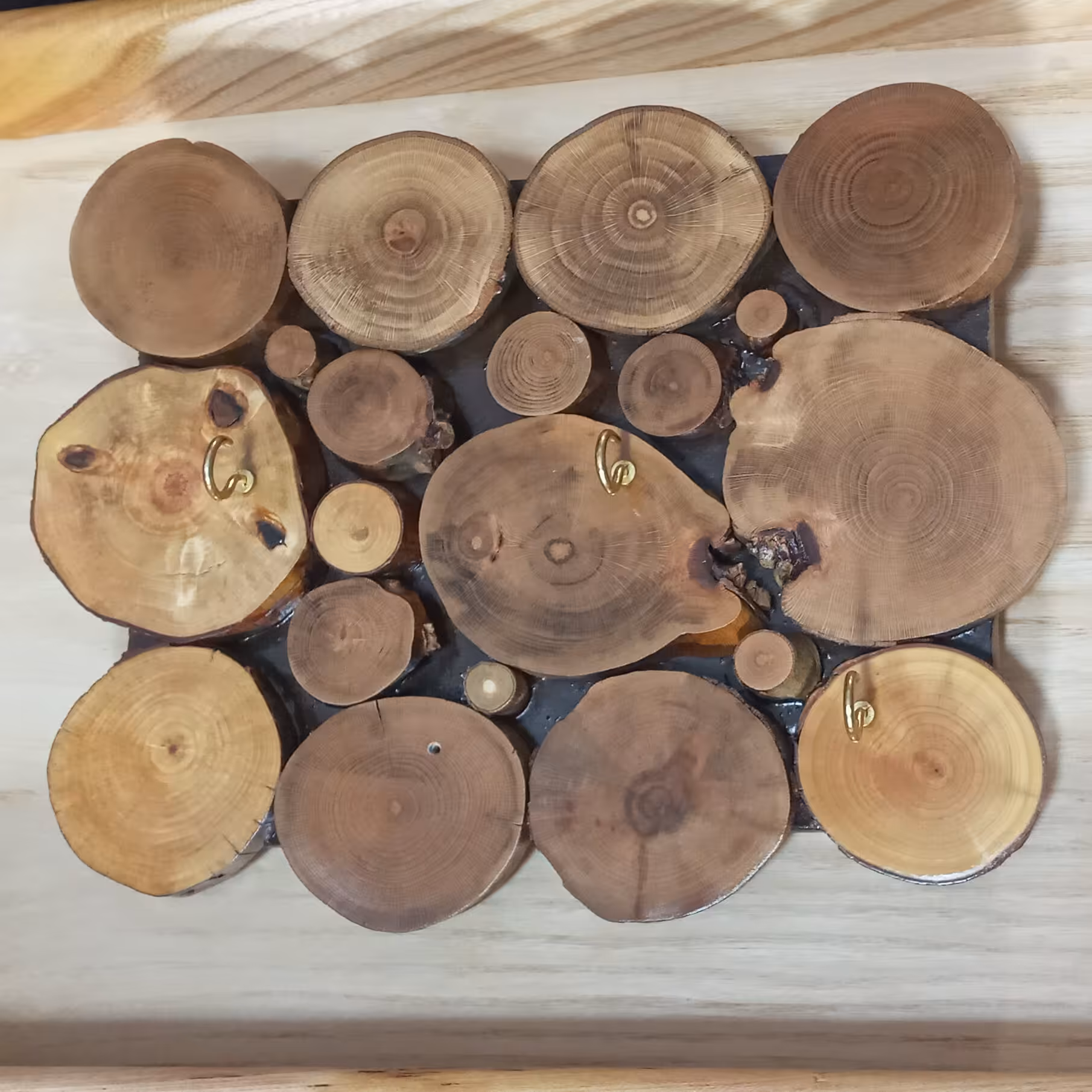 جاکلیدی تکه چوبی 