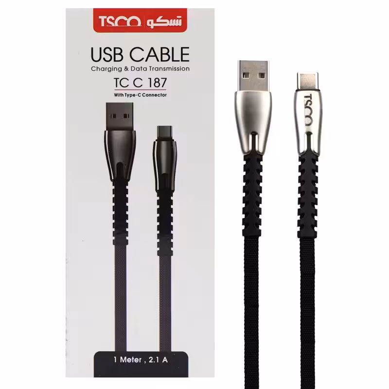 کابل تبدیل USB به USB-C تسکو مدل TCC 187 