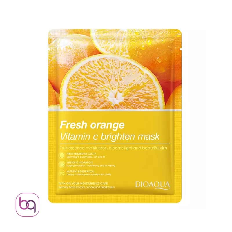 ماسک ورقه ای پرتقال برند بیوآکوا  پک سه عددی  