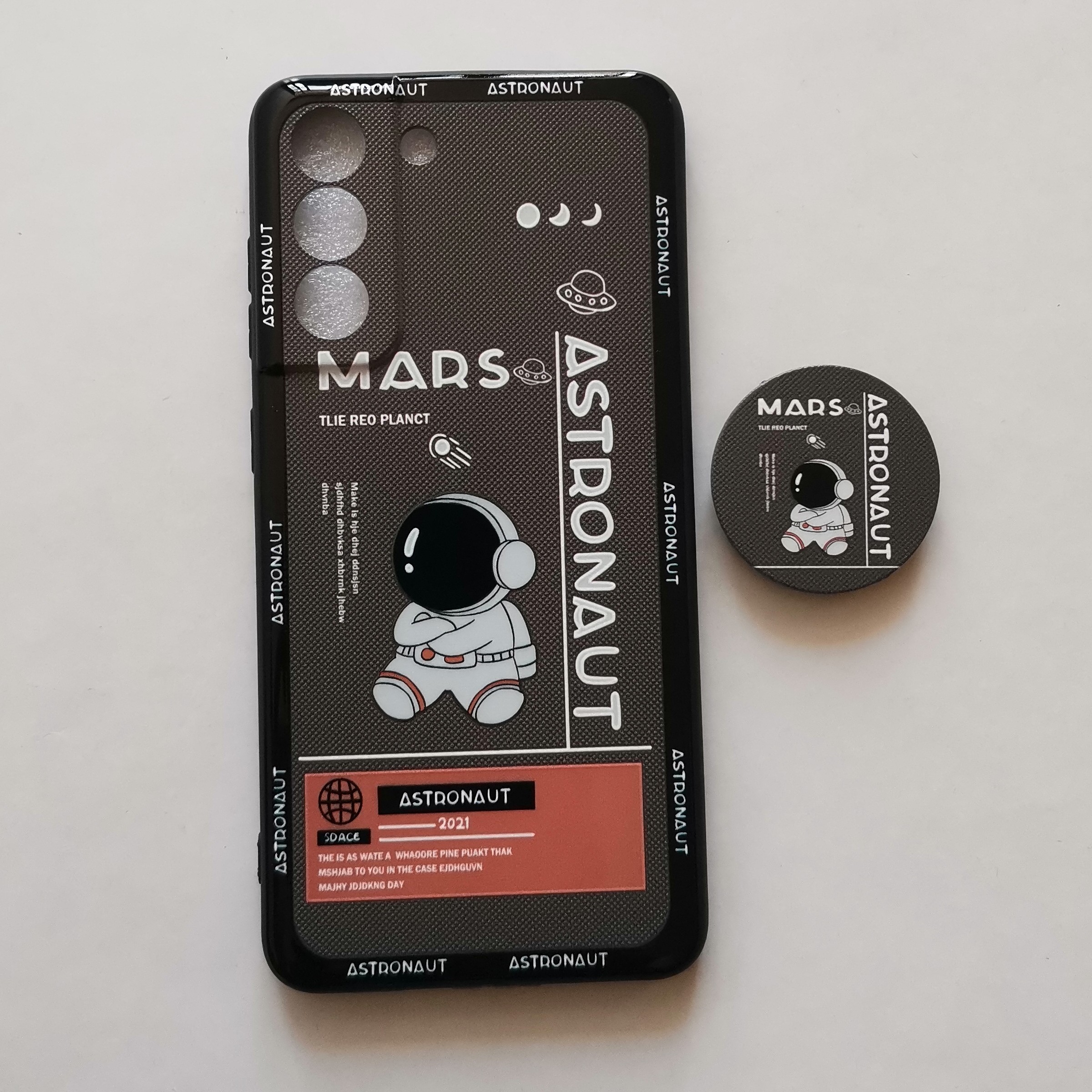 قاب طرحدار MARS ASTRONAUT پاپ سوکت دار گوشی سامسونگ S21 fe