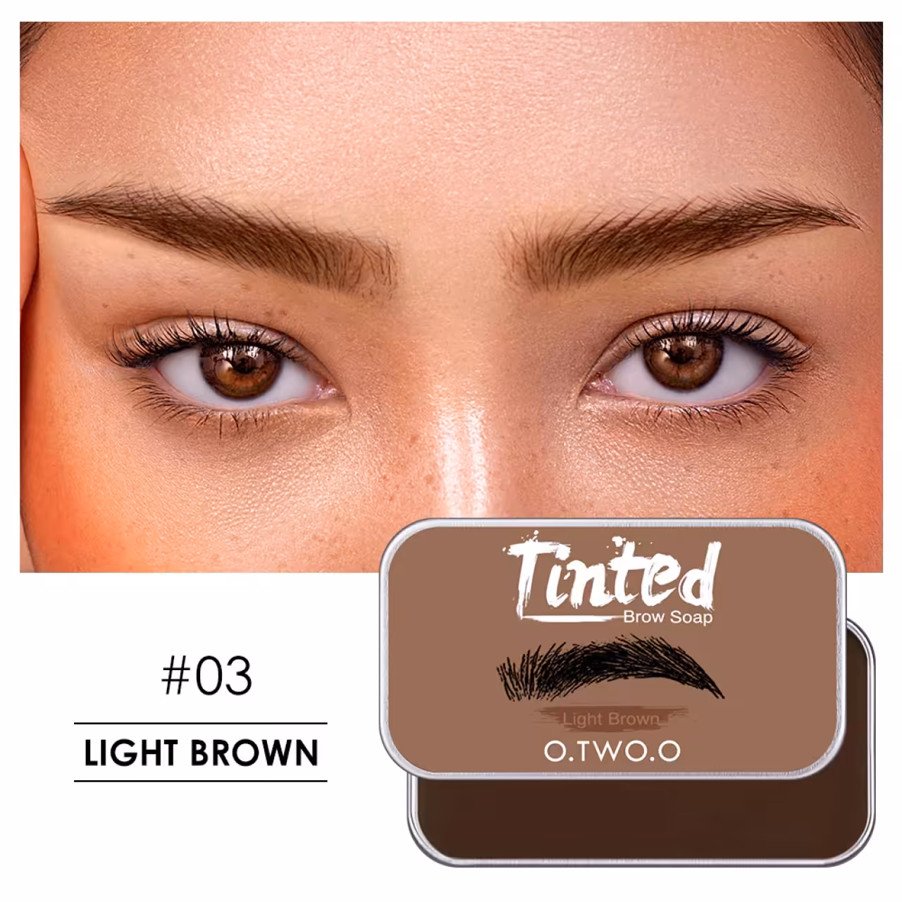 لیفت ابرو او تو او مدل Light brown کد03 وزن 15 گرم