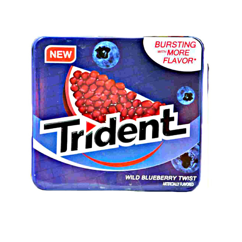 آدامس با طعم بلوبری تریدنت بسته 16 عددی