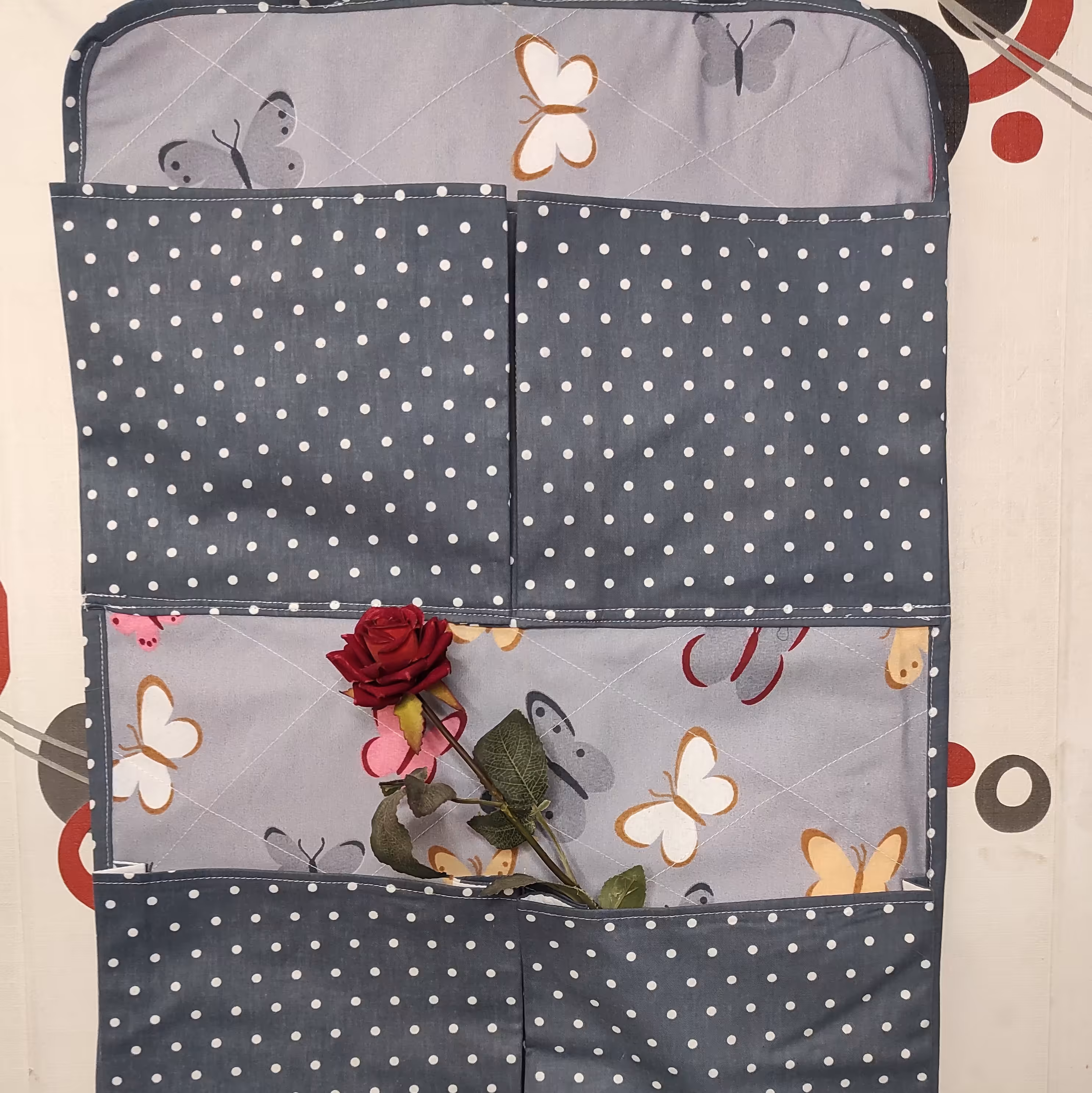 جا جورابی 4 جیب رنگ طوسی