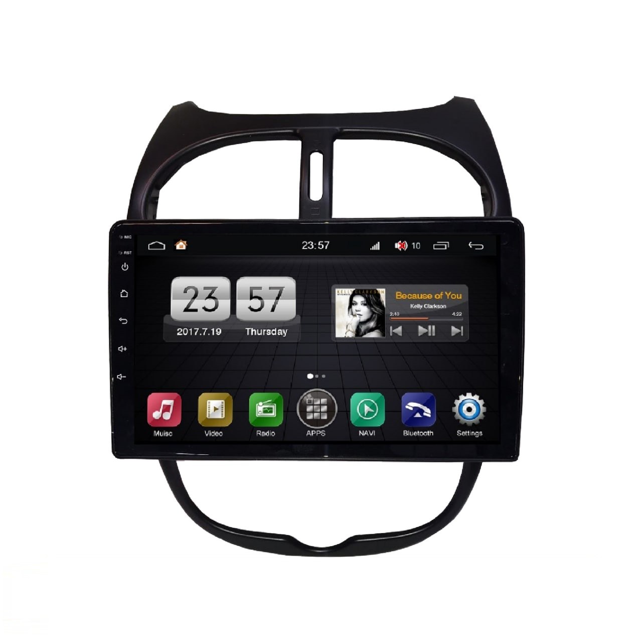 مولتی مدیا اندروید پژو 206 برندالپاین همراه با برنامه