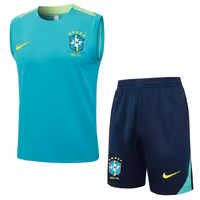 ست تمرین آستین حلقه برزیل 2024 سبزآبی