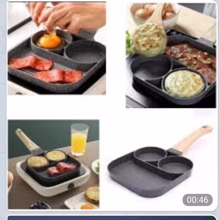 تابه گریل سه قسمتی وارداتی