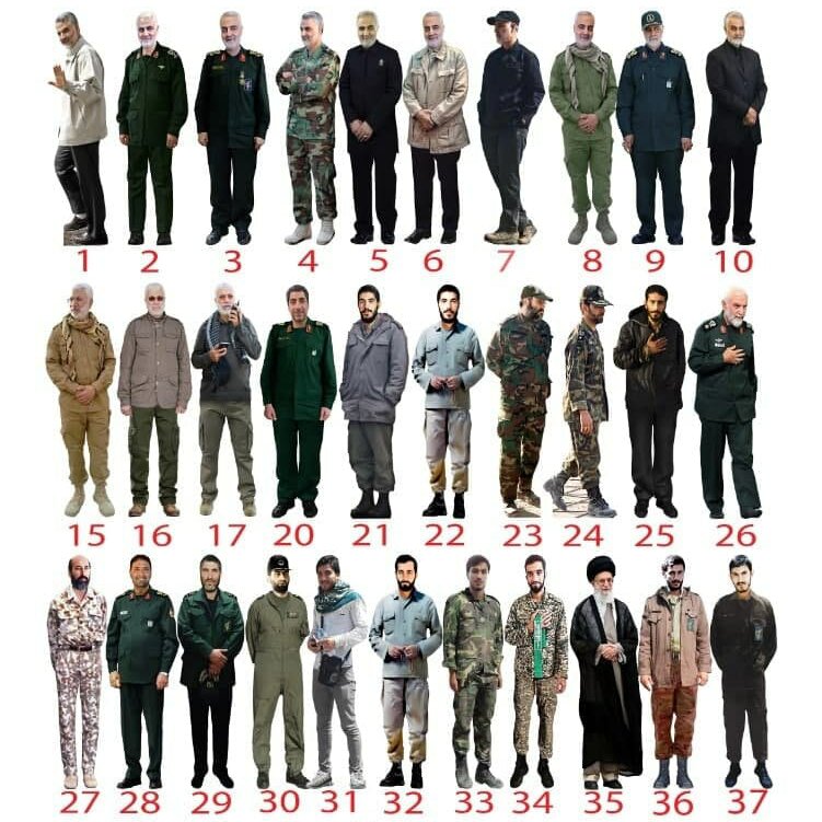 10 عدد استند رومیزی شهدایی و رهبری