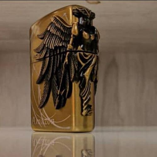 فندک طرح بال فرشته طلایی