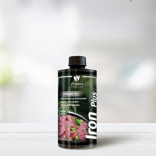 کود مایع آهن، برای تأمین آهن در گیاهان، برند پروتکت نیچر، 125cc
