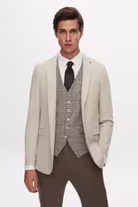 کت وشلوار نود مردانه SLIM FIT MONO با تیم ویسکوز ترکیبی TWN