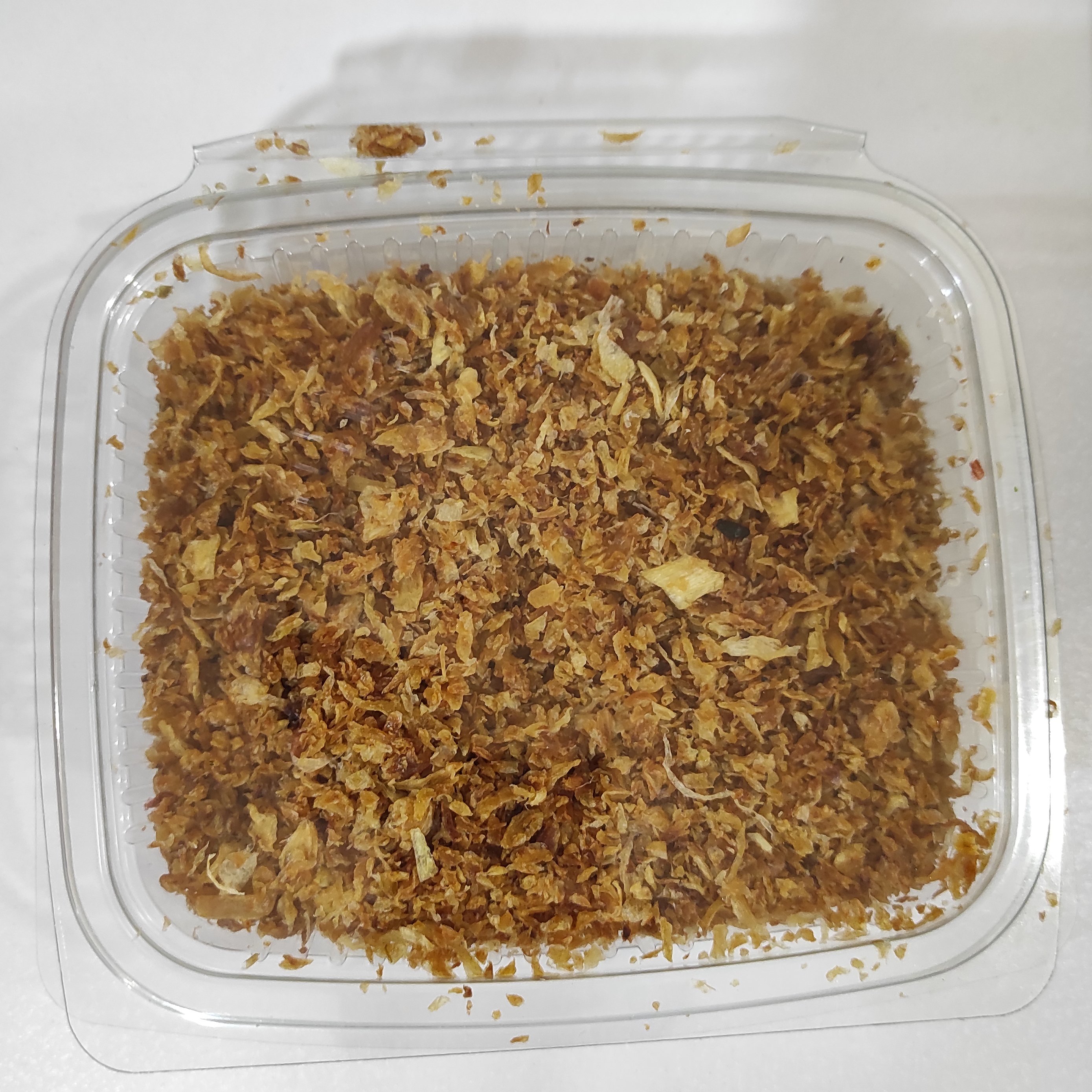 پیاز سرخ شده  خانگی نگینی ،بدون روغن 200گرمی سرخ شده با بهترین روغن