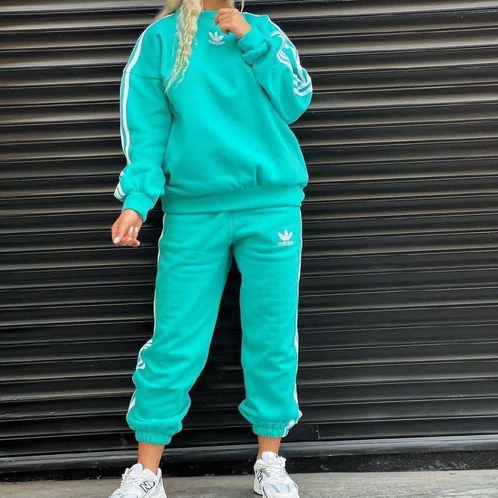 ست دورس و شلوار آدیداس رنگبندی فری تا 46 ارسال رایگان