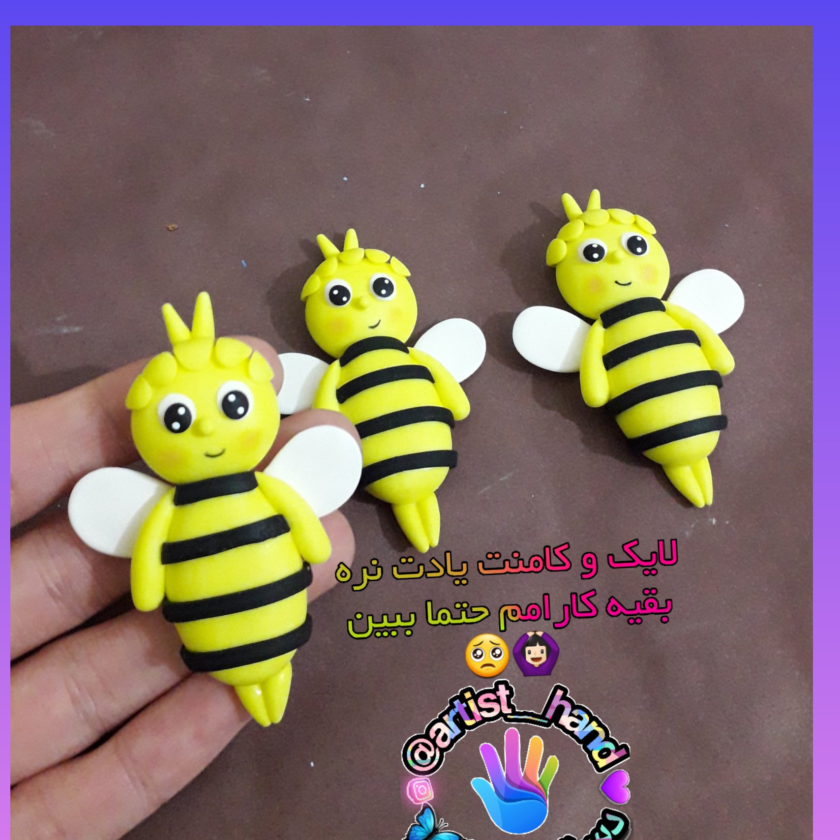 مگنت زنبور برای یخچال