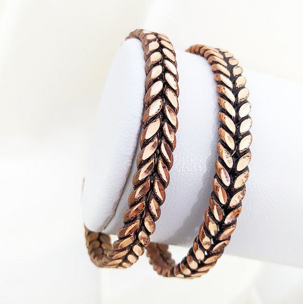 دستبند گندمی آینه ای