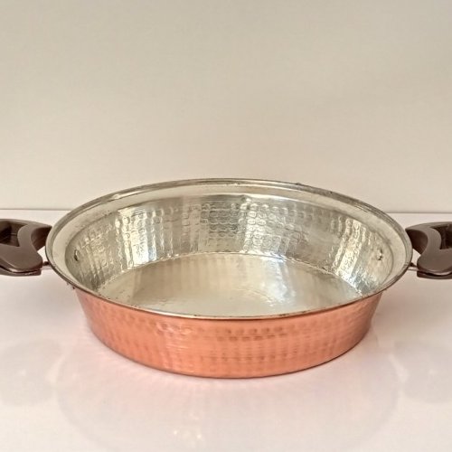 ماهیتابه مسی سایز 3 دو دسته نانو شده