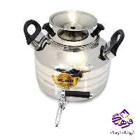 کتری استیل ایرانی 4شیردار میلان - الیکا