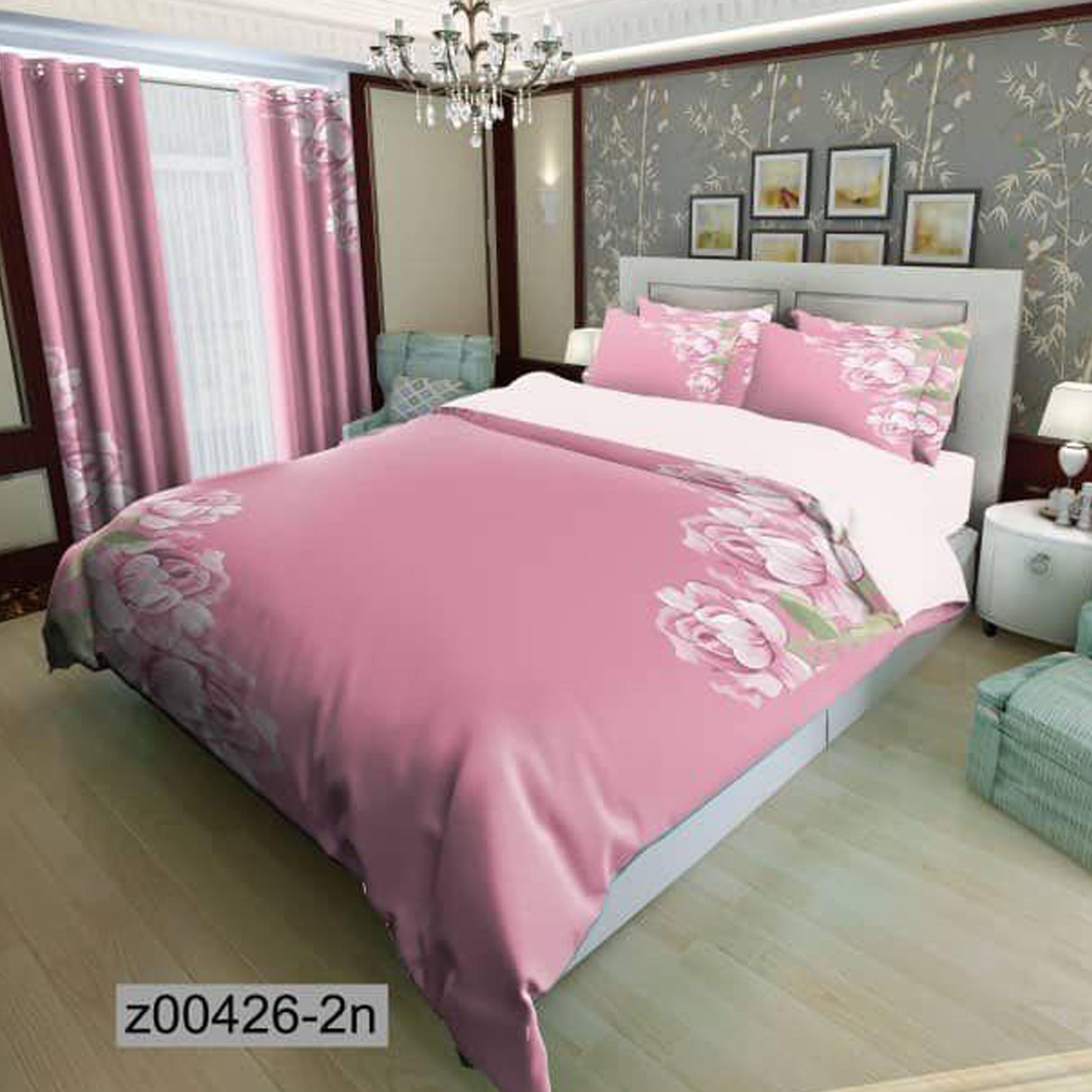 سرویس روتختی 1 نفره تنسل چاپی برندترک لند (Turk Land)  کد z 426