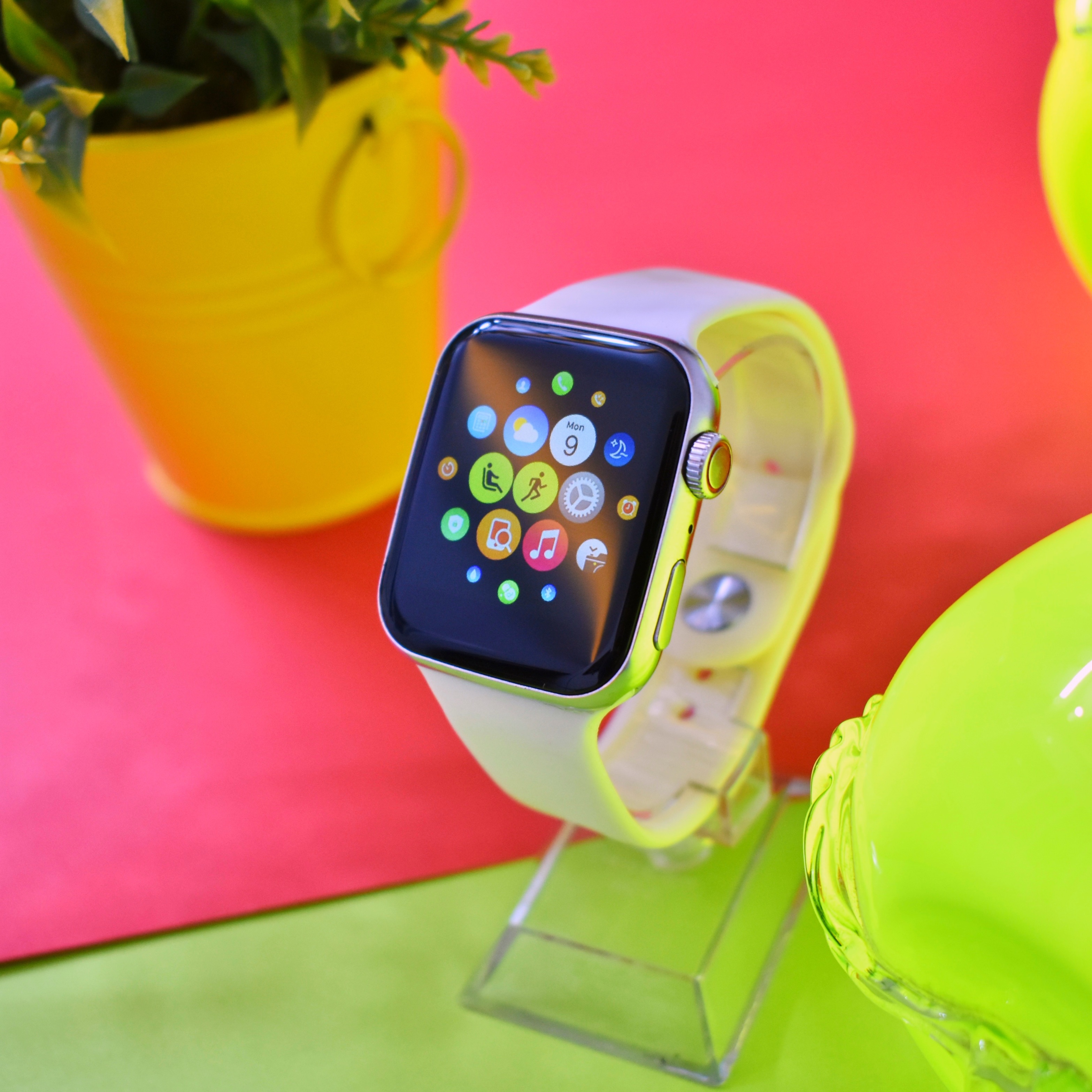 ساعت هوشمند طرح اپل واچ مکالمه دار زبان فارسی مدل ft30