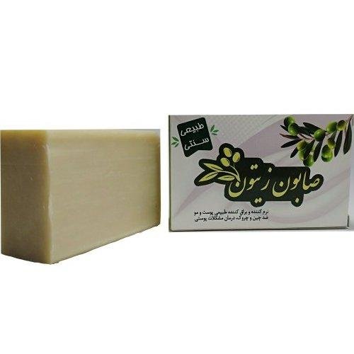 صابون زیتون، طبیعی و معطر، لایه بردار، نرم کننده و براق کننده پوست