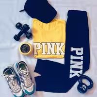 ست تیشرت و شلوار اسلش   مدل  PINK