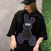 تیشرت لانگ خرگوش رنگی کد87534