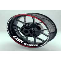 نوار رینگ موتورسیکلت HONDA CBR650R حاشیه نوشتاری اورجینال Lasirius
