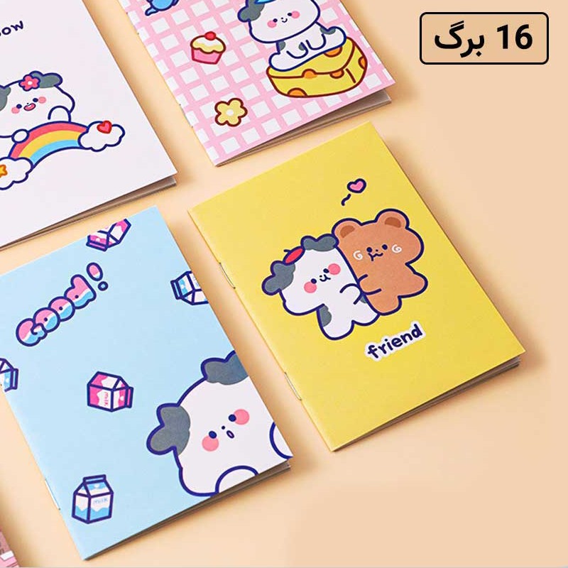 4 دفترچه 16 برگ و 2 نوت