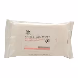 دستمال مرطوب دست و صورت دایلکس 10 عددی